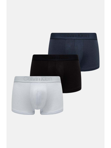 Боксерки Calvin Klein Underwear (3 броя) в тъмносиньо 000NB3651A