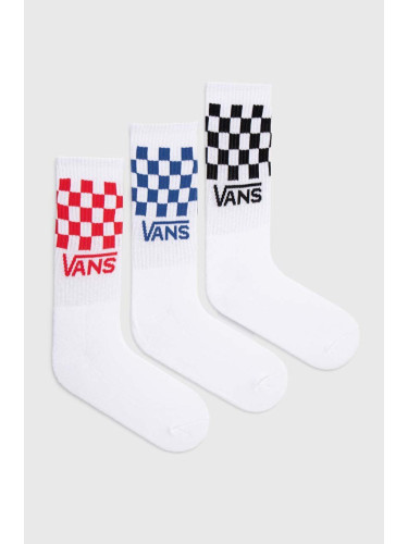 Чорапи Vans (3 чифта) в бяло VN000F0WWHT1