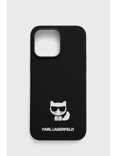 Кейс за телефон Karl Lagerfeld Iphone 14 Pro Max 6,7" в черно