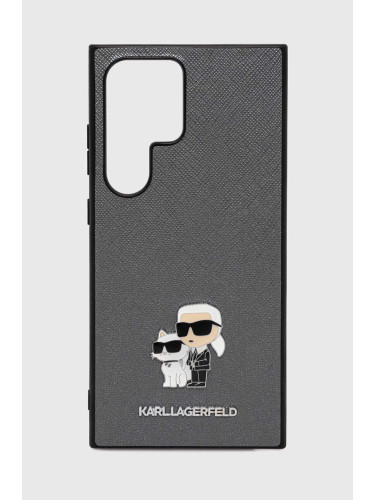 Кейс за телефон Karl Lagerfeld Galaxy S24 Ultra S928 в сиво KLHCS24LPSAKCMPG