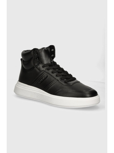 Маратонки Calvin Klein HIGH TOP LACE UP HF в черно HM0HM01552