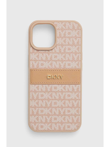 Кейс за телефон Dkny iPhone 15 / 14 / 13 6.1 в оранжево DKHCP15SPRTHSLP