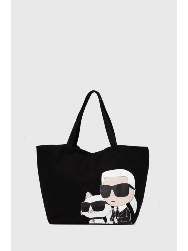 Чанта Karl Lagerfeld в черно 245W3850