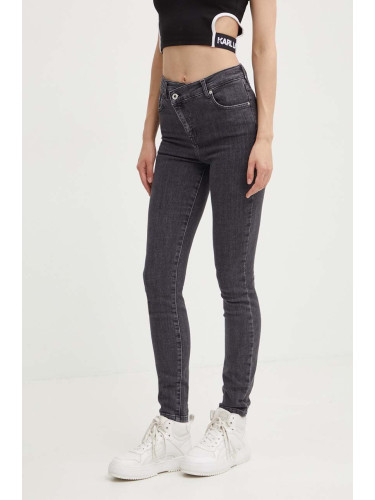 Дънки Karl Lagerfeld Jeans в сиво 245J1102