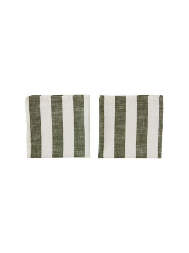 Комплект памучни салфетки OYOY Striped Napkin (2 броя)