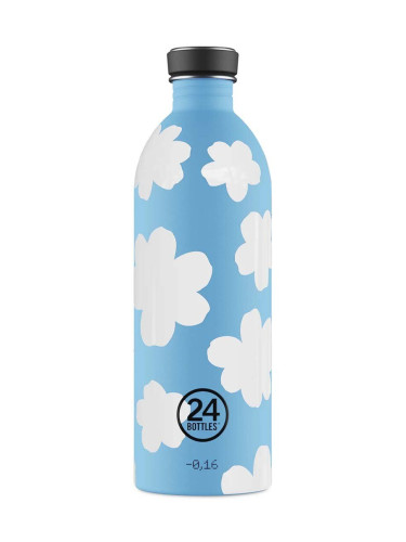 Бутилка за вода 24bottles Urban Bottle 1000ml Daydreaming в синьо Urban.1L.Daydreaming