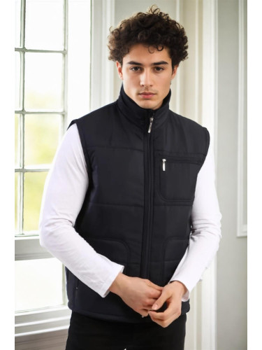 84478 Dewberry Classic Mens Vest-NAVY