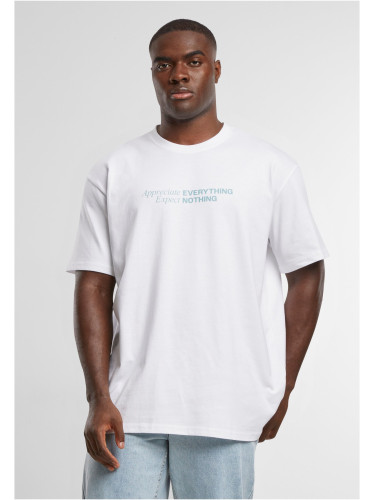 Men's T-shirt Appreciate Expect Oversizet white