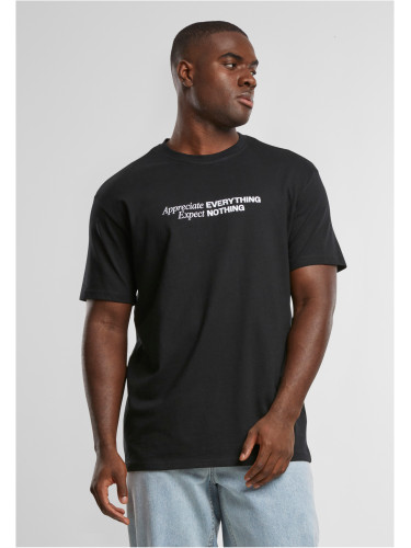 Men's T-shirt Appreciate Expect Oversize black