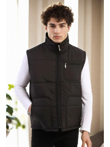 84478 Dewberry Classic Mens Vest-BLACK