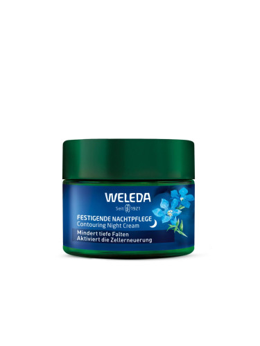 Weleda Blue Gentian & Edelweiss Contouring Night Cream Нощен крем за лице за жени 40 ml