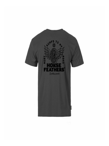 Horsefeathers Wheel T-shirt Siv