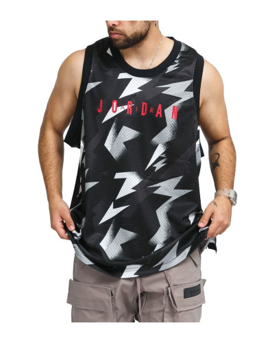 NIKE Air Jordan Jumpman Printed Jersey Black