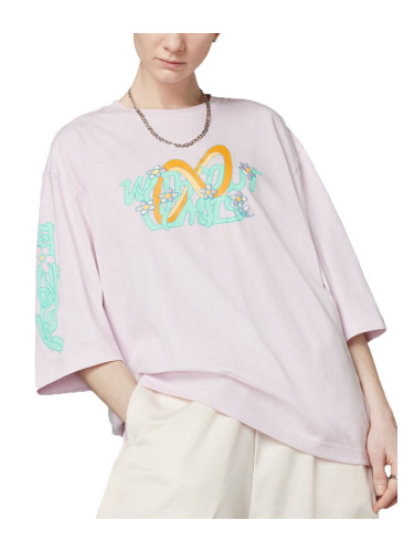 ADIDAS Originals Always Original Oversized Tee Pink