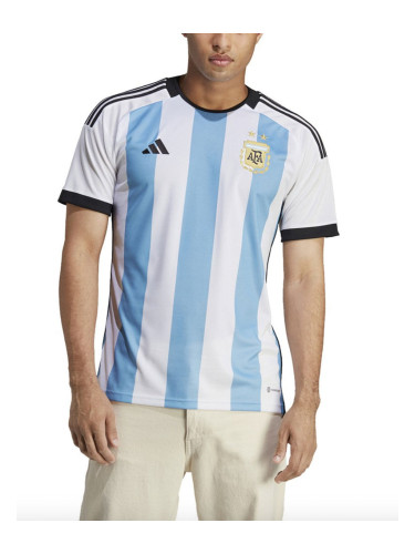 ADIDAS Argentina 22 Home Football Tee White/Blue