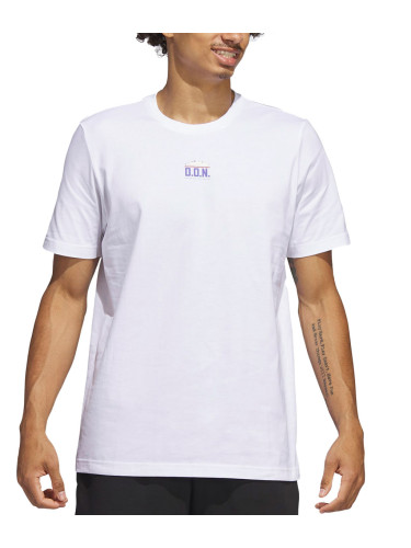 ADIDAS x Donovan Mitchell Exellence Basketball Tee White