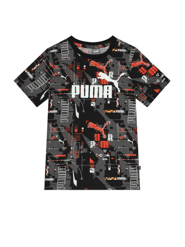 PUMA Essentials+ Futureverse Tee Black/Multi