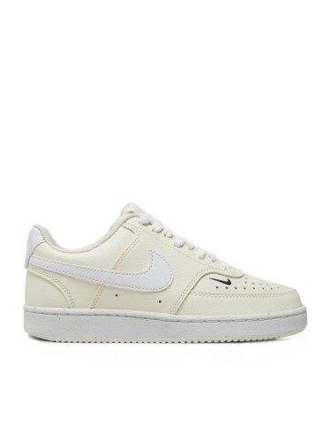 Nike Сникърси Court Vision Low Next Nature FV9952 100 Бежов