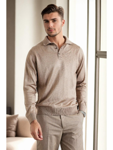 28296 Dewberry Polo Neck Mens Knit Sweater-VISION