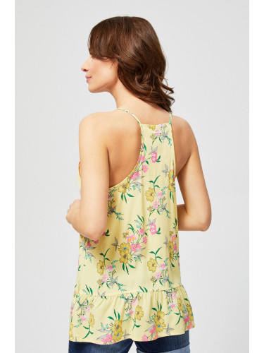 Marisse Ruffle Blouse L-Ko-2849 Yellow