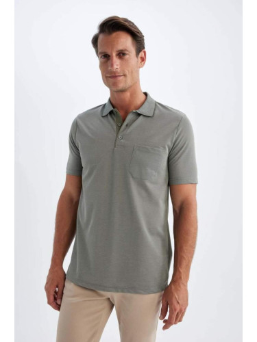 DEFACTO Regular Fit Short Sleeve Pique Polo Shirt