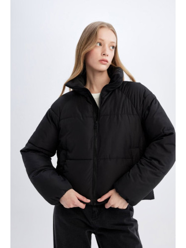 DEFACTO Waterproof Regular Fit Hooded Coat