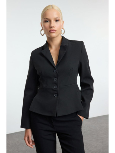 Trendyol Black Fitted Blazer Jacket