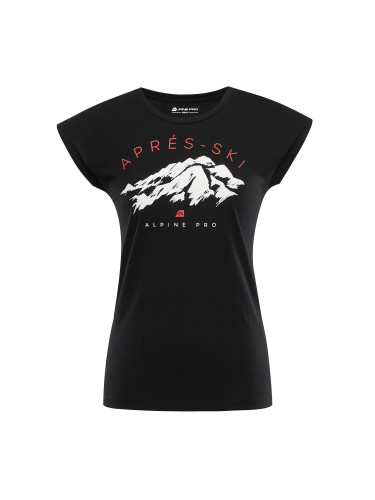 Women's functional T-shirt with cool-dry ALPINE PRO GREMA black variant pa