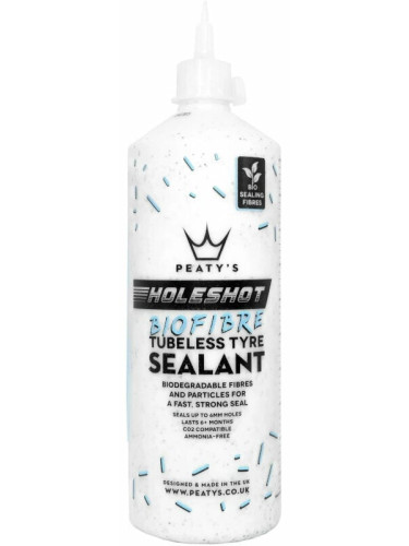 Peaty's Holeshot Biofibre Tubeless Sealant 1 L Ремонт на спукана гума на велосипед