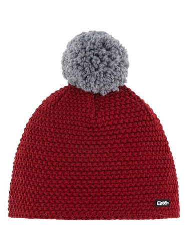 Eisbär Jamie Pompon Beanie Burgundy/Grey UNI Шапка