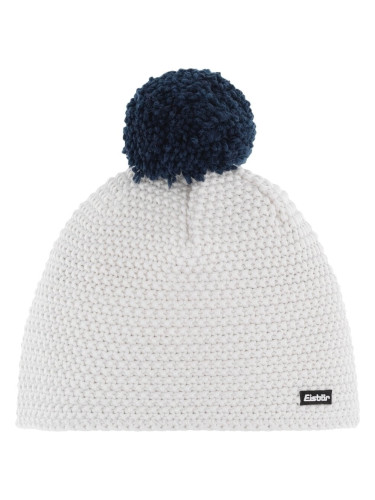 Eisbär Jamie Pompon Beanie White/Dark Cobalt UNI Шапка