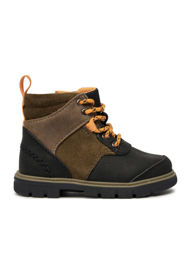 Зимни обувки Clarks Lorcam Hike T 26178391 Каки