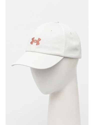 Шапка с козирка Under Armour в бежово с апликация 1376705