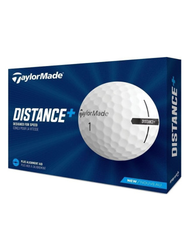 TaylorMade Distance+ White Standard Нова топка за голф