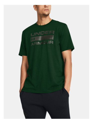 Under Armour UA Team Issue Wordmark SS T-shirt Zelen