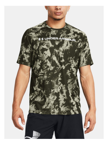 Under Armour UA Tech Abc Camo SS T-shirt Zelen