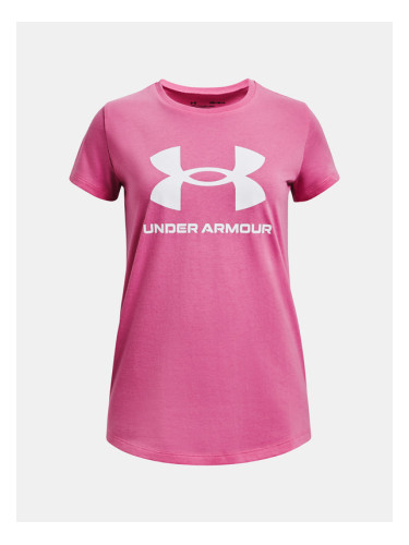 Under Armour UA G SPportstyle Logo SS Тениска детски Rozov