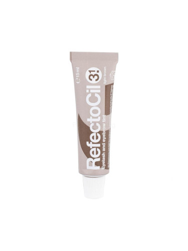 RefectoCil Eyelash And Eyebrow Tint Боя за вежди за жени 15 ml Нюанс 3.1 Light Brown увредена кутия