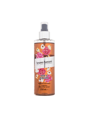 Bruno Banani Sweet Fantasy Rose & Popcorn Спрей за тяло за жени 250 ml