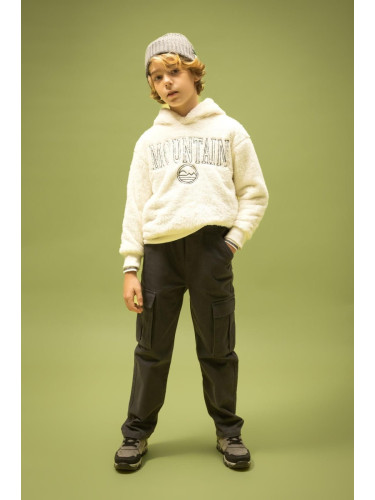 DEFACTO Boy Cargo Fit Standard Leg Gabardine Trousers