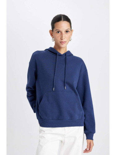 DEFACTO DFC - Relax Fit Hooded Thick Sweatshirt