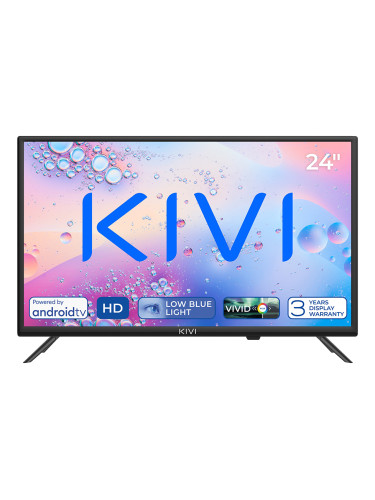 24", Black, HD Ready, Android TV 11, Black, 1366x768, 60 Hz, AV1, Soun