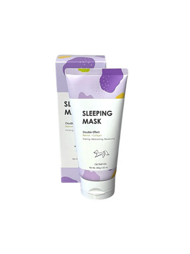 GLAMFOX | Double Effect Sleeping Mask Retinol + Collagen, 100 ml