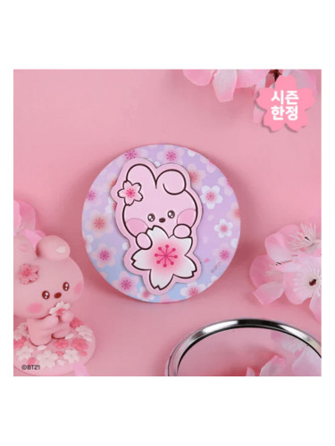 BT21 | Leather Patch Mirror Cherry Blossom COOKY