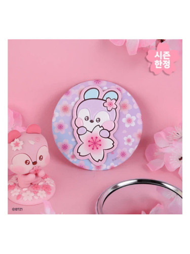 BT21 | Leather Patch Mirror Cherry Blossom MANG