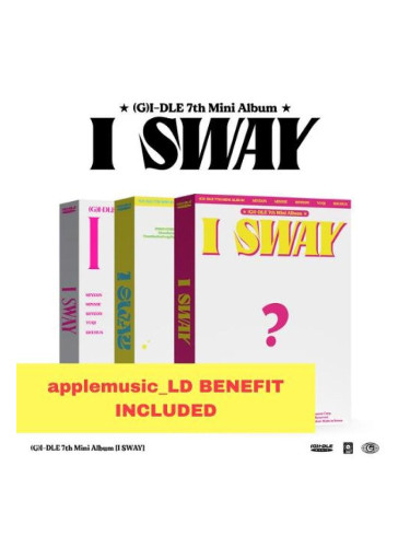 (G)I-DLE | 7th Mini Album: I SWAY + Applemusic cards