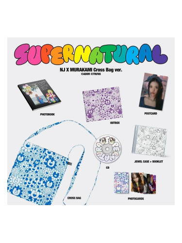 NEWJEANS | Japan Double Single Album: SUPERNATURAL (NJ X MURAKAMI Cross Bag Ver.)