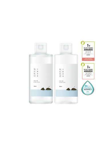 ROUND LAB | 1025 Dokdo Toner Lotion Special Set, 200 + 200 ml