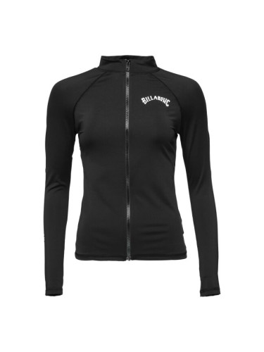 Billabong CORE LONG SLEEVE ZIP FRONT Дамска тениска за сърф, черно, размер