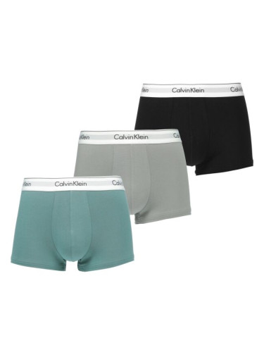 Calvin Klein TRUNK 3PK Мъжки боксерки, черно, размер